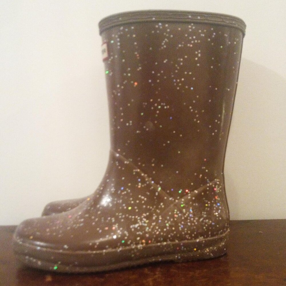 Hunter brown rain boots